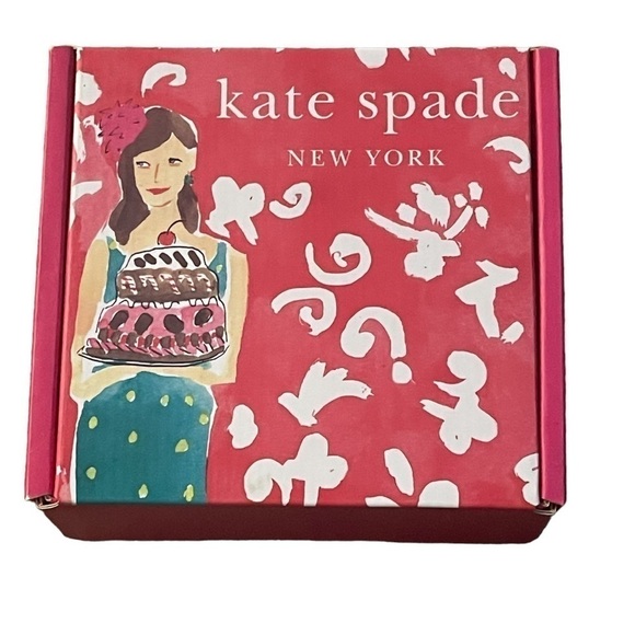 Kate Spade ♠️ by Lennox Just Desserts Tidbit Plates - Set of 4 - Picture 6 of 6